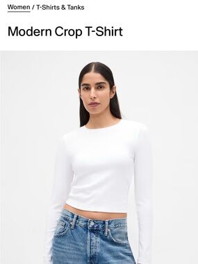 3 for 20$ — GAP Long-Sleeve Crop Tees